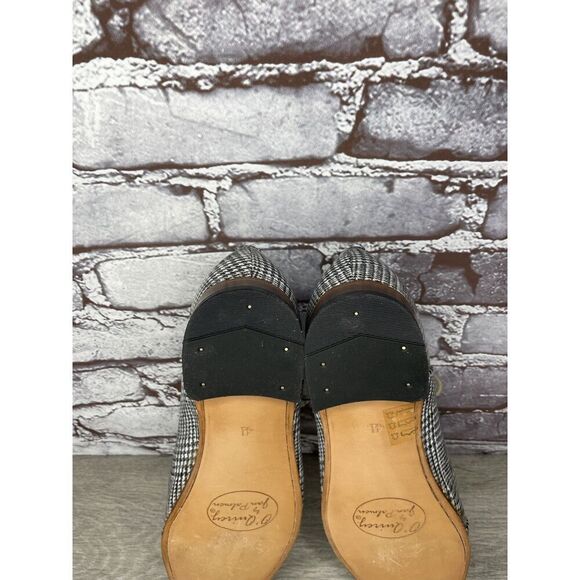 O'Quincy by Jan Palmen White Black Plaid Lace Up Oxfords Shoes Women 41EU/10.5US - Picture 10 of 16